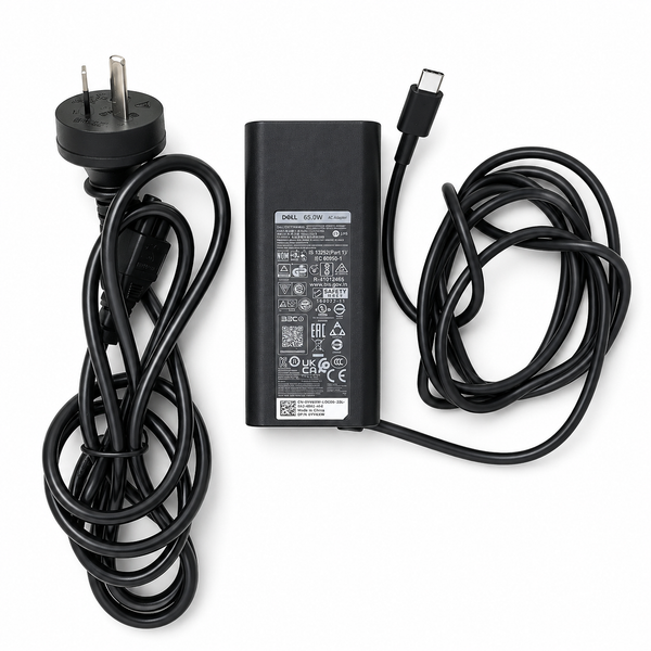 Dell USB-C Laptop Charger 65W AC Adapter With Cable
