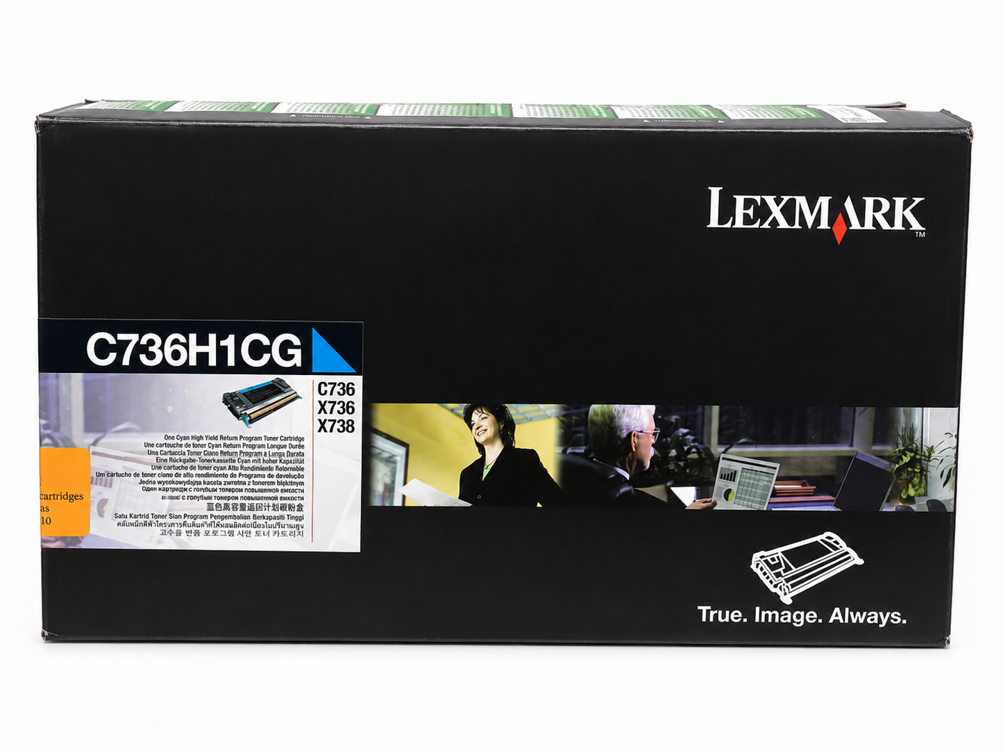 Lexmark C736H1CG Cyan Toner Cartridge for C736 X736 X738