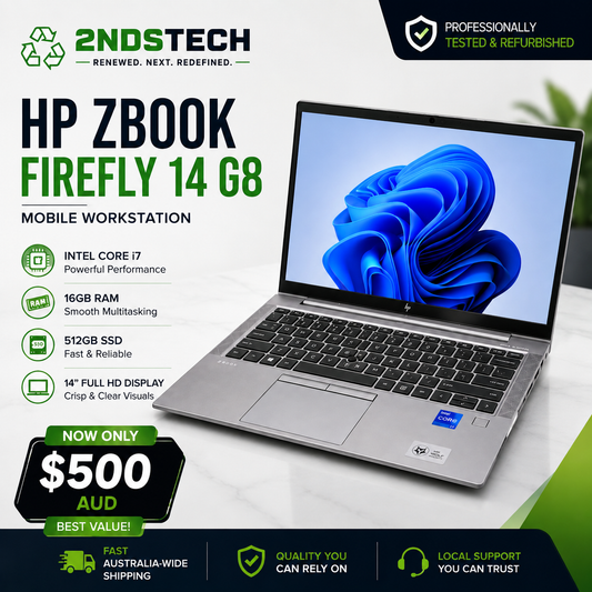 Refurbished HP ZBook Firefly 14 G8 14" i7-1165G7 16GB 512GB SSD Win11 Pro
