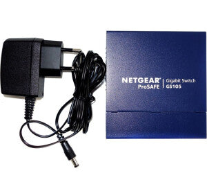 Netgear ProSafe 5 Port Gigabit Switch GS105 With Adapter