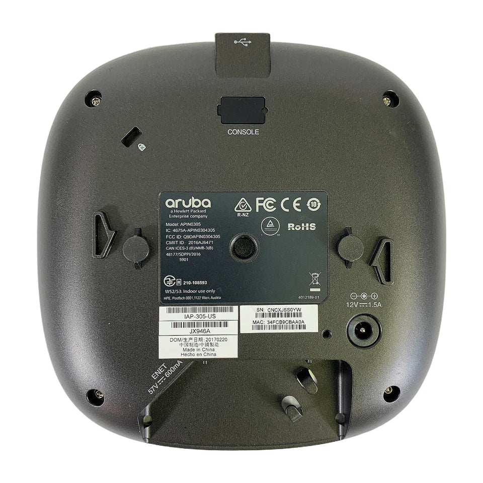 Aruba APIN0305 JX945A 305 PoE Access Point